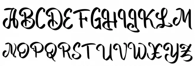 Berlebaran_Online Schriftart Groß