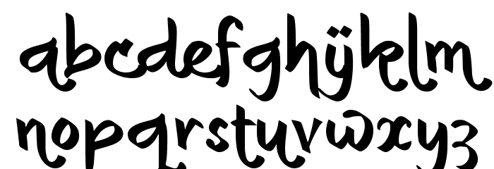 Berlebaran_Online Font LOWERCASE
