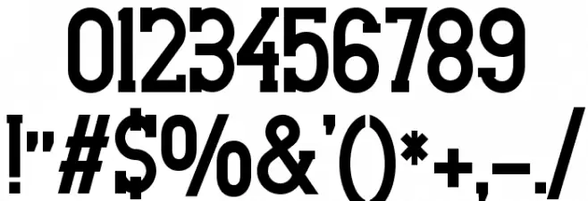 Berlian Font OTHER CHARS