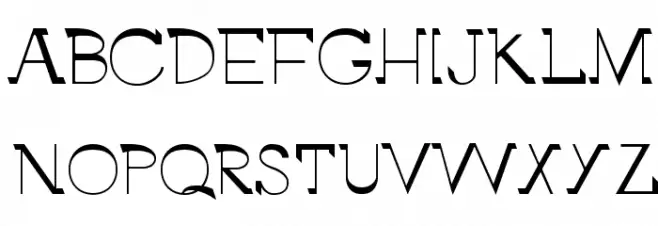 Berlin Allee SemiBold Schriftart Groß