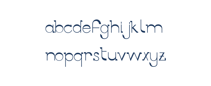 Berlin Allee SemiBold Lowercase