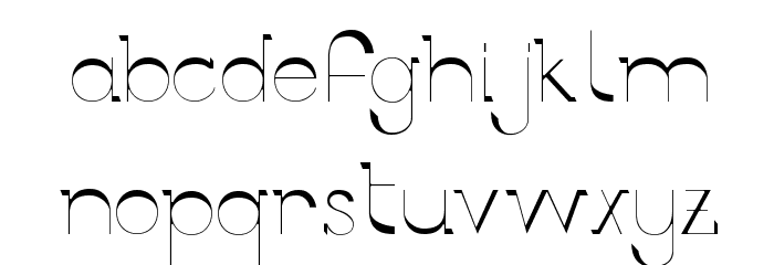 Berlin Allee Font LOWERCASE