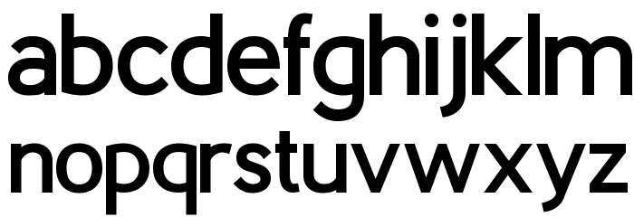 Berlin Bold Font LOWERCASE