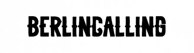 Berlin Calling  Free Fonts Download