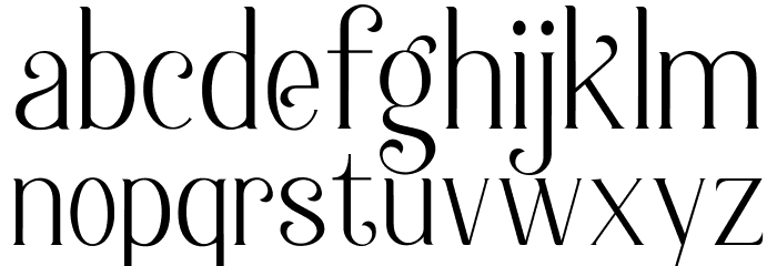 Berlin Collection Font LOWERCASE