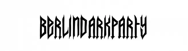 Berlin Dark Party  Descarca Fonturi Gratis
