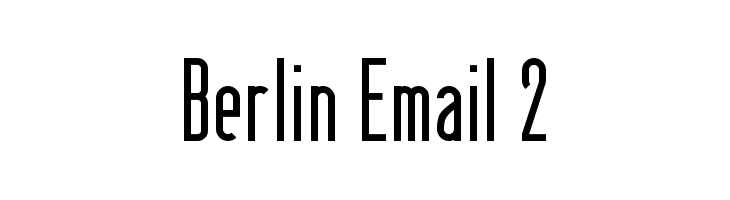 Berlin Email 2 Caratteri