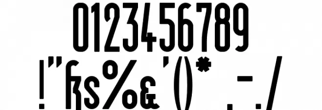 Berlin Email Bold フォント その他の文字