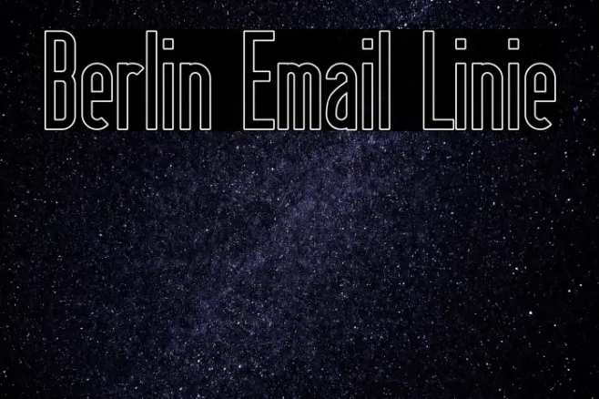 Berlin Email Linie Example 1
