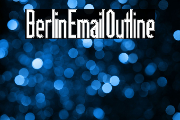 Berlin Email Outline Example 1