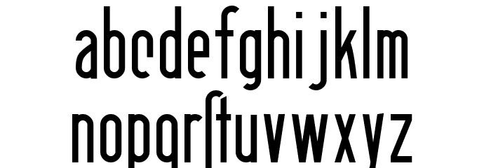 Berlin Email Regular Font LOWERCASE