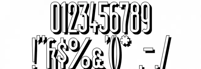 Berlin Email Schaddow Font OTHER CHARS