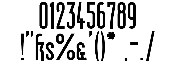 Berlin Email Semibold Bold Font OTHER CHARS