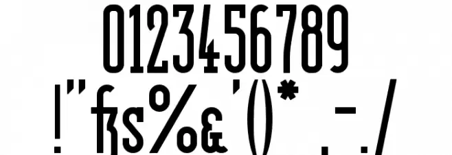 Berlin Email Serif Semibold Font OTHER CHARS