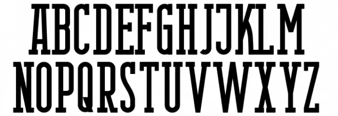Berlin Email Serif Semibold フォント 大文字