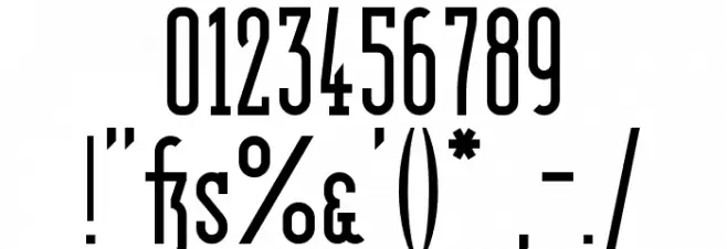 Berlin Email Serif Font OTHER CHARS