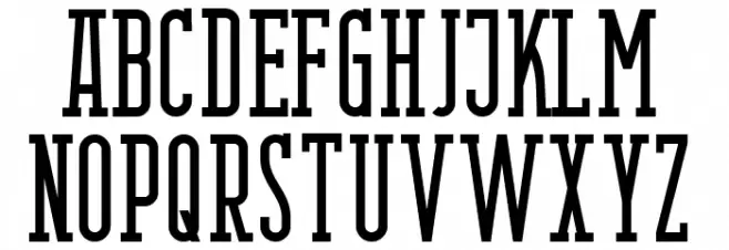 Berlin Email Serif 字体 大写