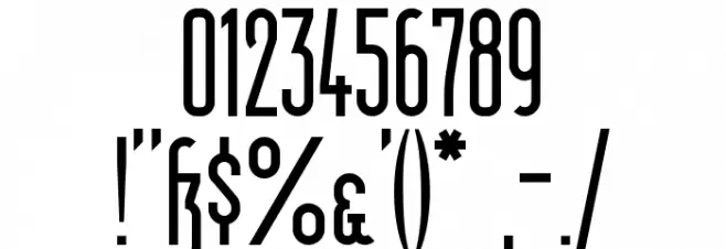 Berlin Email Font OTHER CHARS