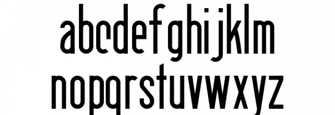 Berlin Email Font LOWERCASE