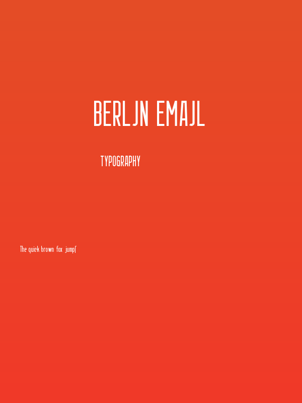 Berlin Email Poster