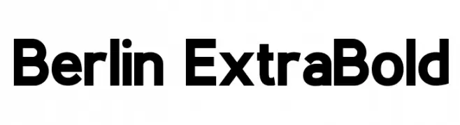 Berlin ExtraBold  تنزيل الخطوط