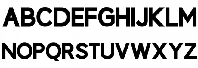 Berlin ExtraBold 字体 大写