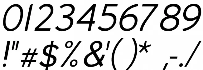 Berlin Italic Fonte OUTROS PERSONAGENS