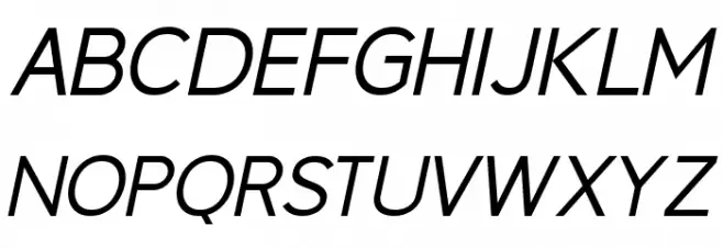 Berlin Italic خط أحرف كبيرة