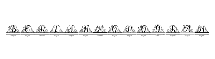 Berlin Monogram  Frei Schriftart Herunterladen