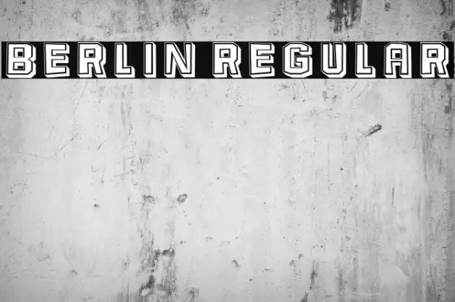 Berlin Regular Font examples