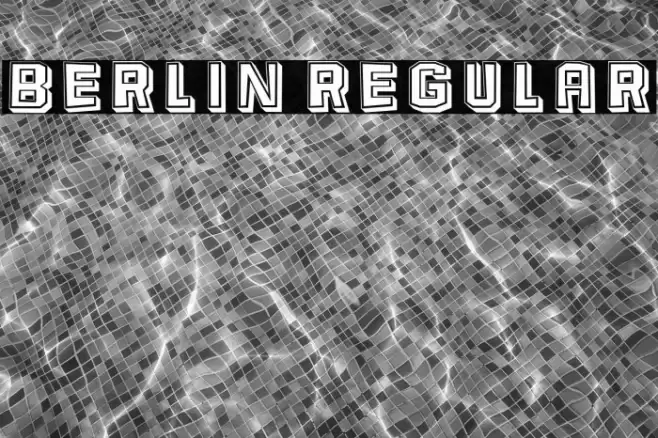 Berlin Regular Font examples