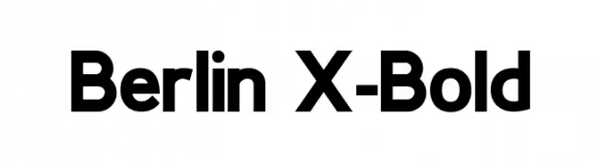 Berlin X-Bold  Fuentes Gratis Descargar