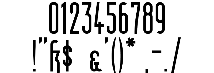 BerlinEmail2 Font OTHER CHARS