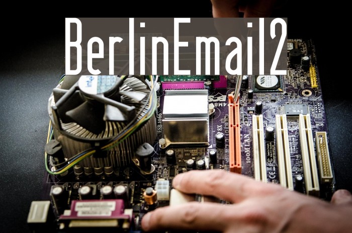 BerlinEmail2 Font examples