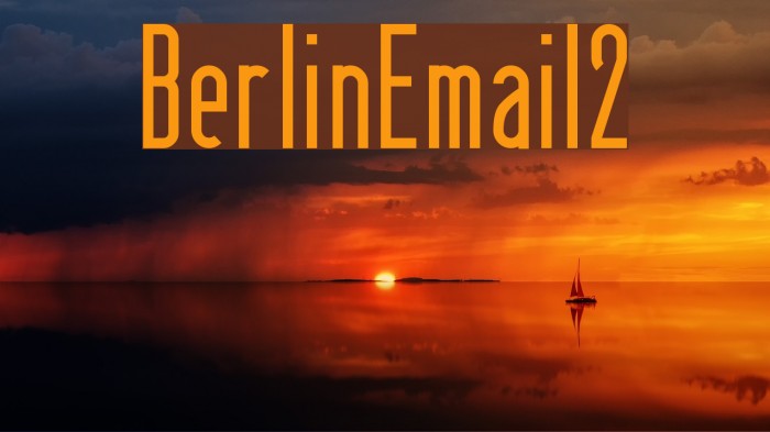 BerlinEmail2 Font examples