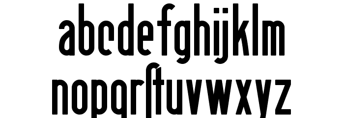 BerlinEmailBold Font LOWERCASE