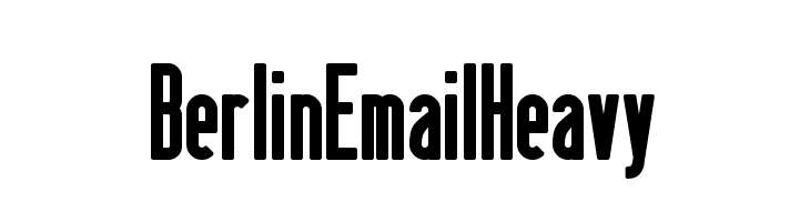 BerlinEmailHeavy Caratteri