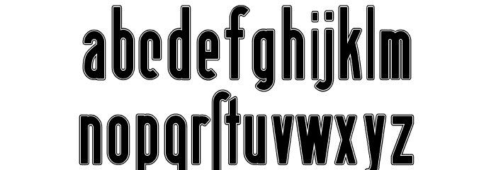BerlinEmailOutline Fonte MINÚSCULAS