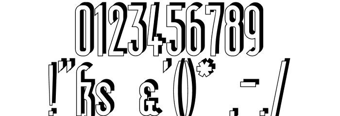 BerlinEmailSchaddow Font OTHER CHARS