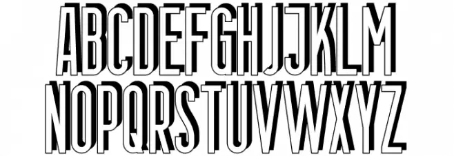BerlinEmailSchaddow Font UPPERCASE