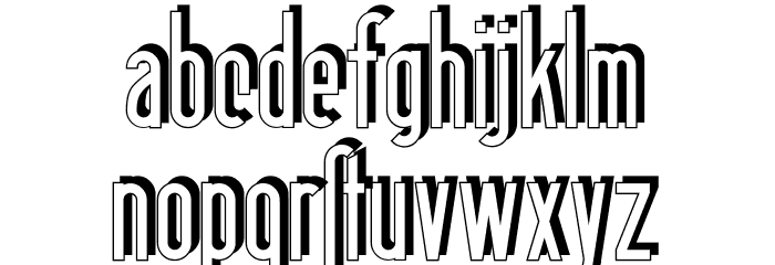 BerlinEmailSchaddow Font LOWERCASE