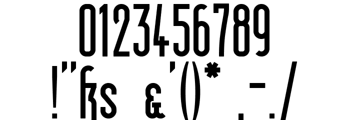 BerlinEmailSemibold-Bold Font OTHER CHARS