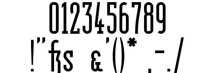 BerlinEmailSerif Font OTHER CHARS