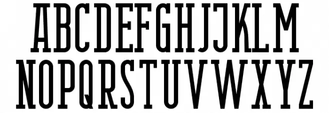 BerlinEmailSerif Font UPPERCASE
