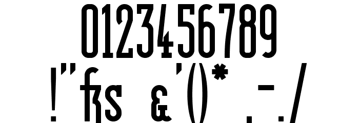 BerlinEmailSerifSemibold Font OTHER CHARS