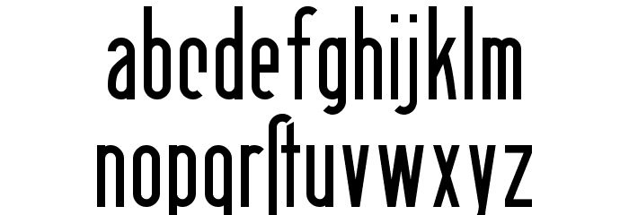 BerlinEmail Font LOWERCASE