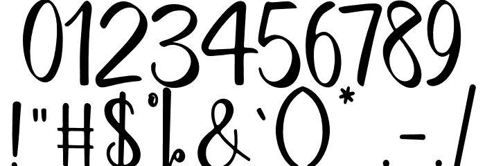 BerlinScript-Regular Font OTHER CHARS