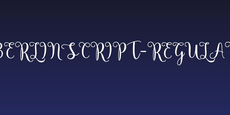 BerlinScript-Regular Social Header