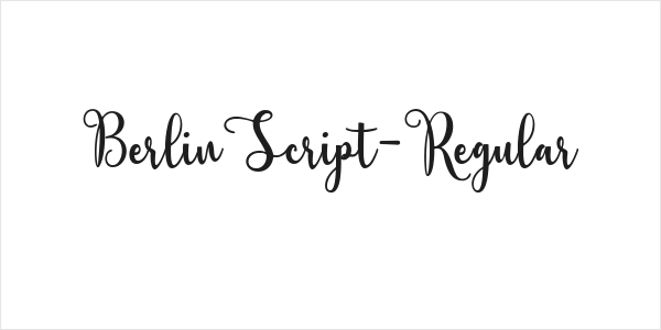 BerlinScript-Regular Logo