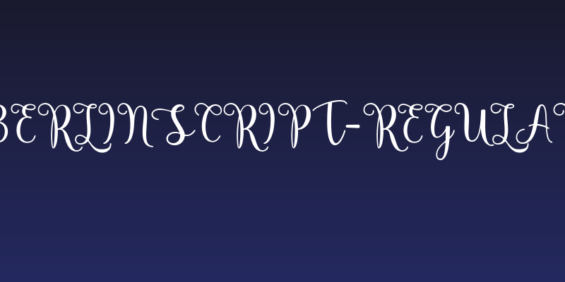 BerlinScript-Regular Social Header